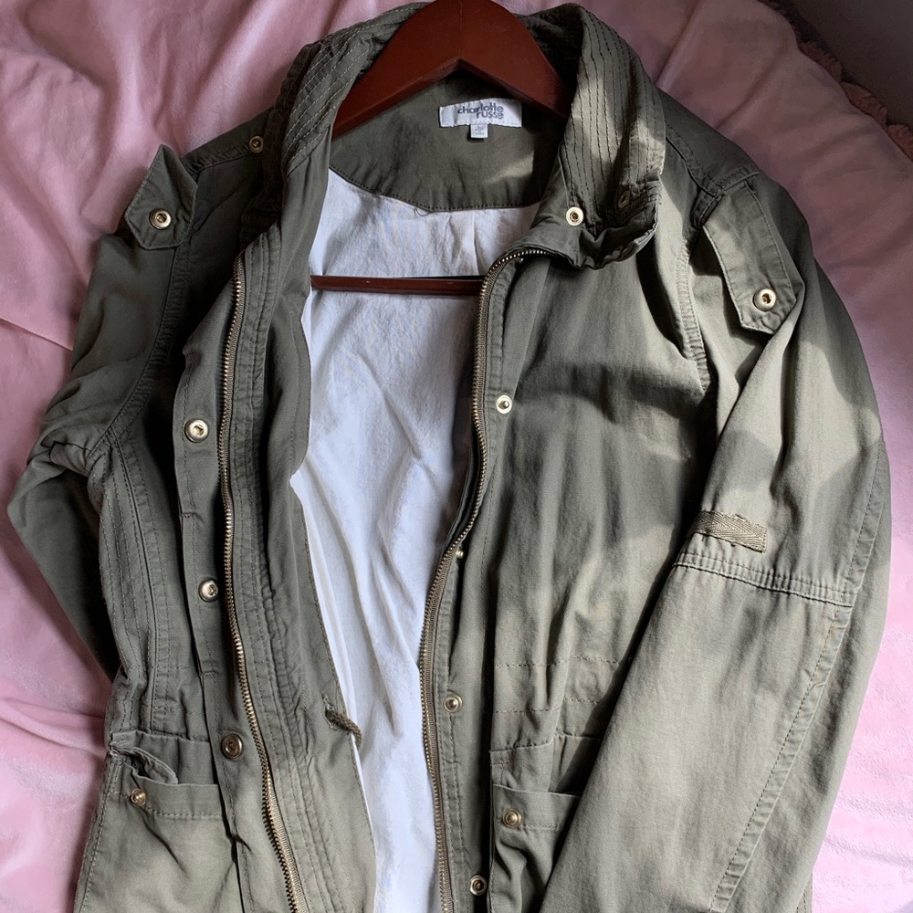 Army green jacket